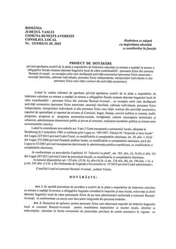 PROIECT SCUTIRE MAJORARI